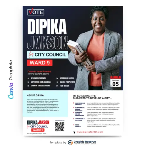 Political Flyer Design Template