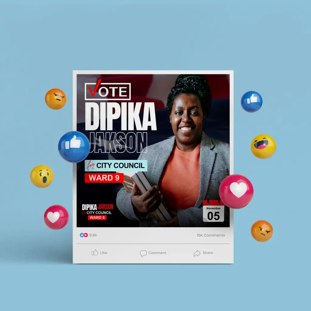 Political Instagram Poster Design Canva Template