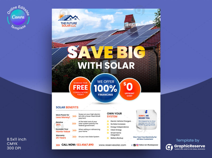 Solar Advertising Flyer