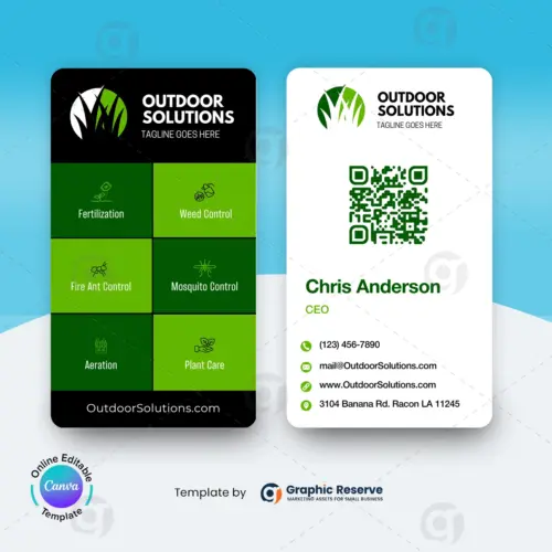 Business Card Template For Lawn Mowers