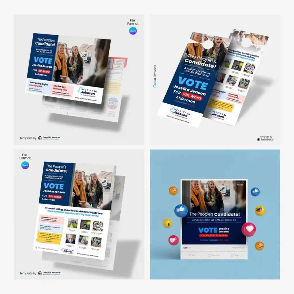 Canva Political Design Pro-Marketing Bundle Design