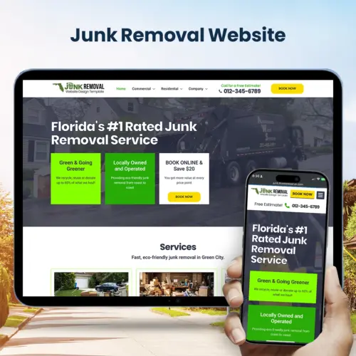 Junk Removal Website Design Template (WordPress Elementor)