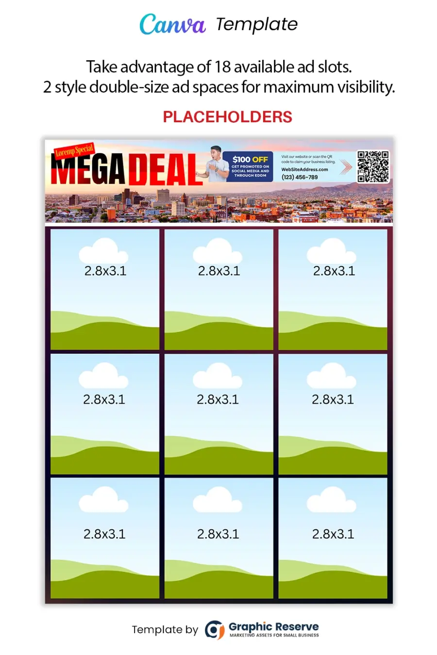12×9 Shared Cost Co-Op EDDM Mailer Design – Canva Template - Image 4