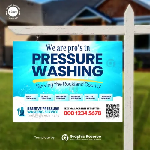 Pressure Washing Yard Sign 1