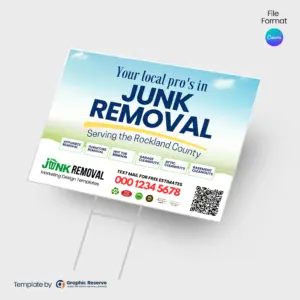 Residential-Junk-Removal-Yard-Sign-Design