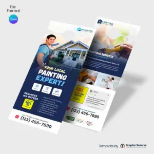 Commercial-Painting-Door-Hanger-Template 4.5x11