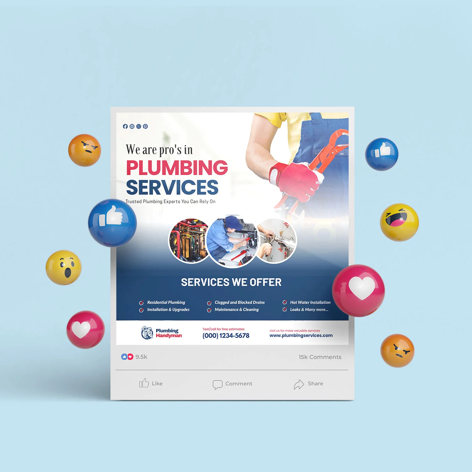 Plumber-Social-Media-Bundle