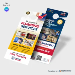 Plumbing-Services-Door-Hanger-List-Template