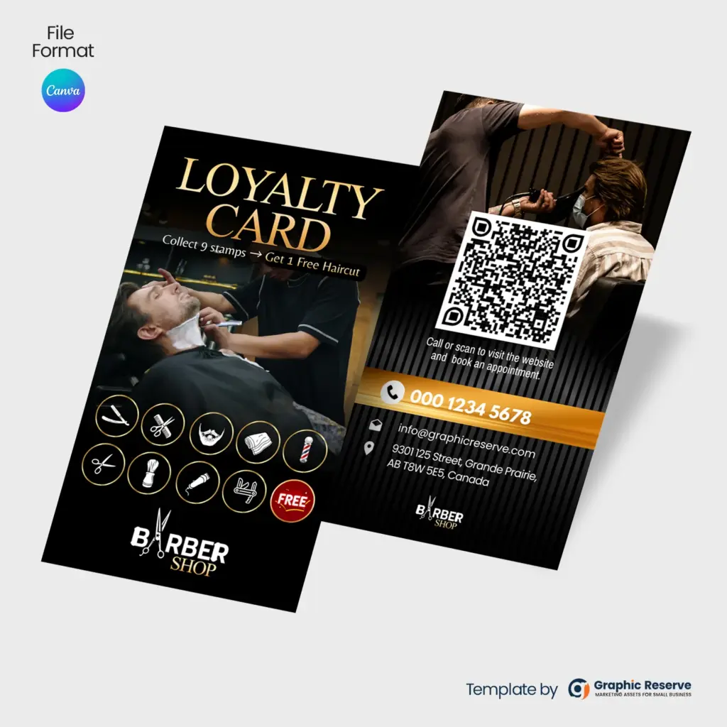 Editable-Barber-&-Salon-Loyalty-Reward-Card-Design