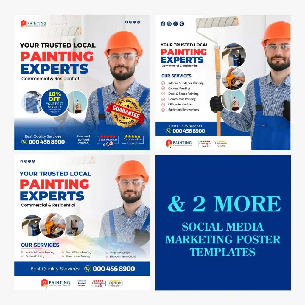 Painter-Social-Media-Bundle-Editable-Canva-Kit
