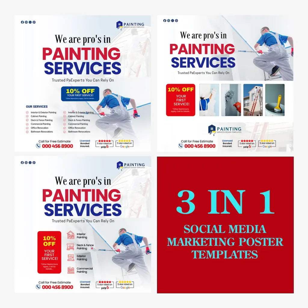 Painting-Business-Canva-Pack-Promo-Templates