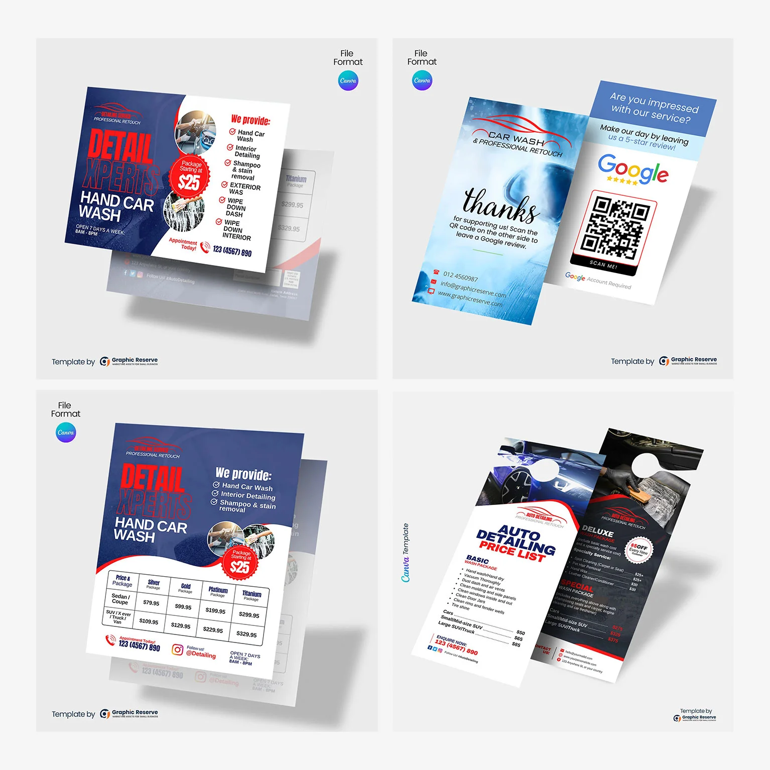 Auto-Detailing-Branding-&-Marketing-Bundle-Canva-Detailer Template