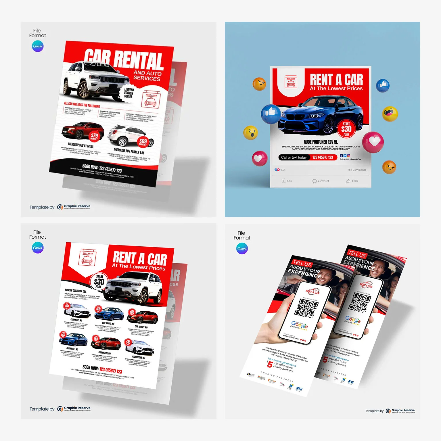 Car-Rental-Service-Canva-Design-Template-Bundle