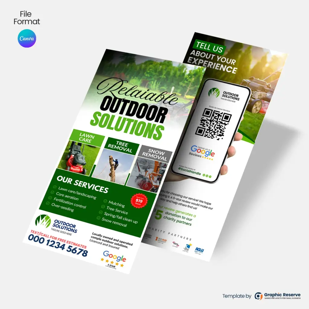 Lawn-Care-Review-Request-Rack-Card-Flyer-Canva-Marketing-Design-Template
