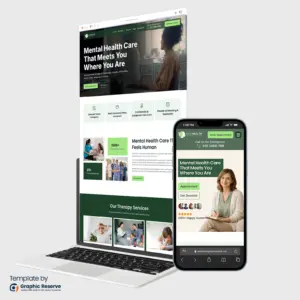 Mental Health Care Website Template – WordPress Elementor Kit for Therapy & Counseling Services