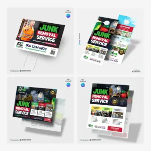 Junk Removal Branding & Marketing Bundle | Canva Junk Ads Kit