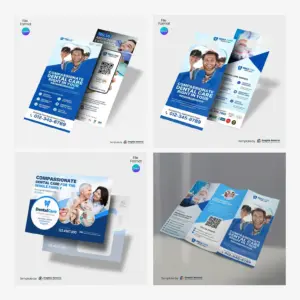 Dental-Clinic-4-in-1-Canva-Design-Template-Bundle