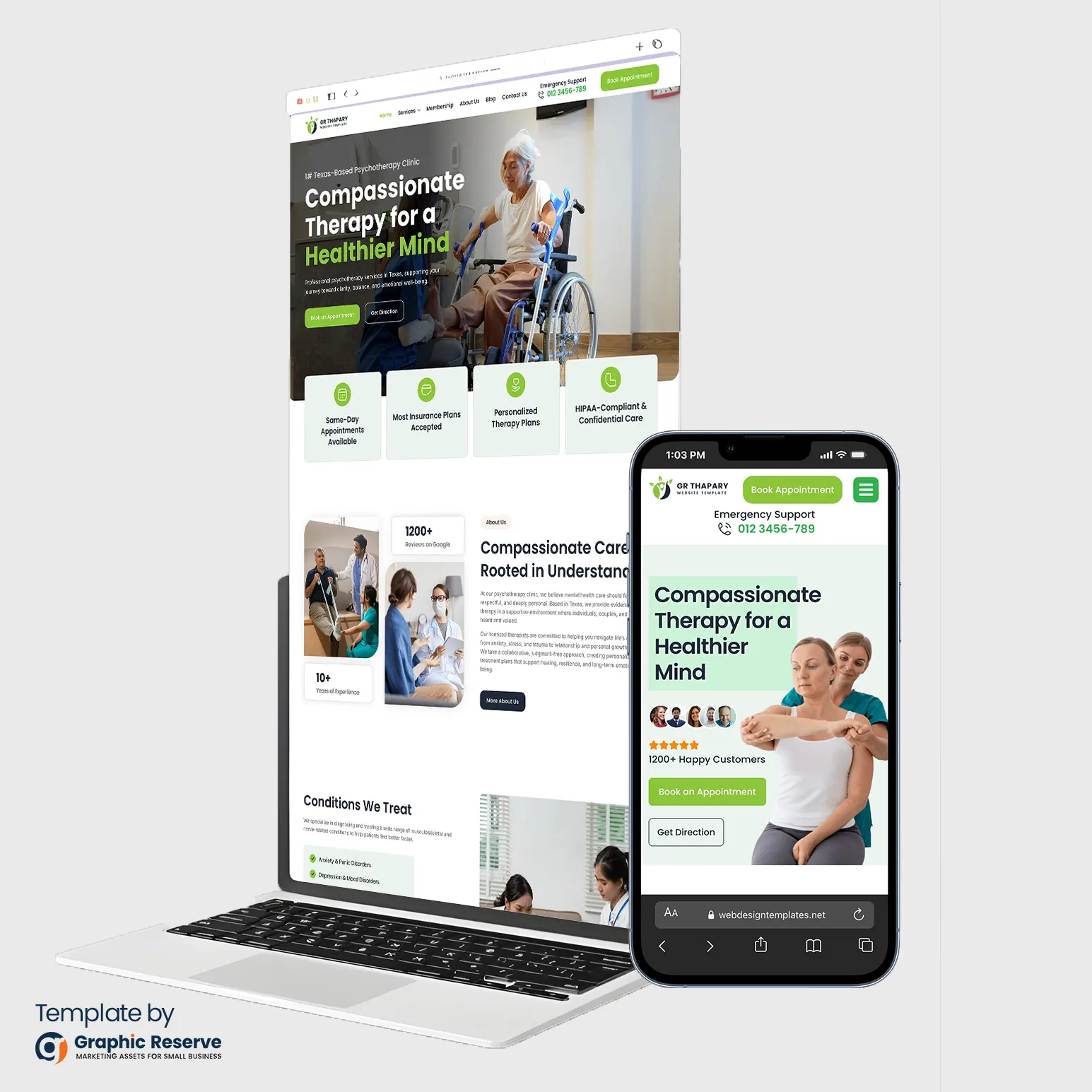 Physical Therapy Website Template