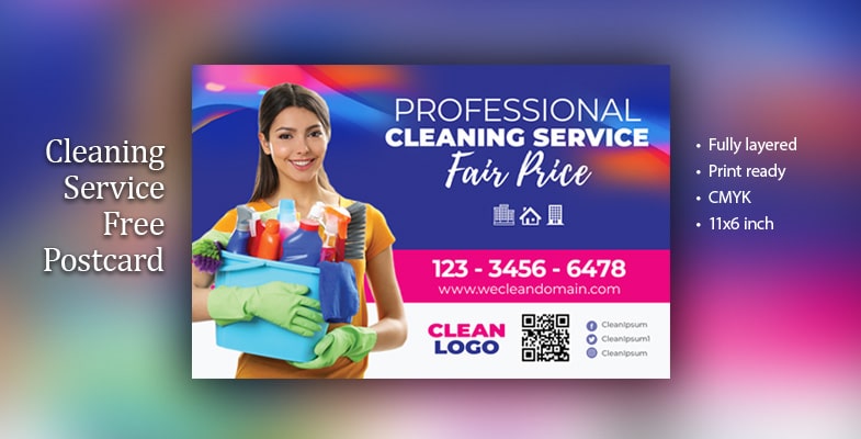 Cleaning Service Door Hanger Template Free Download