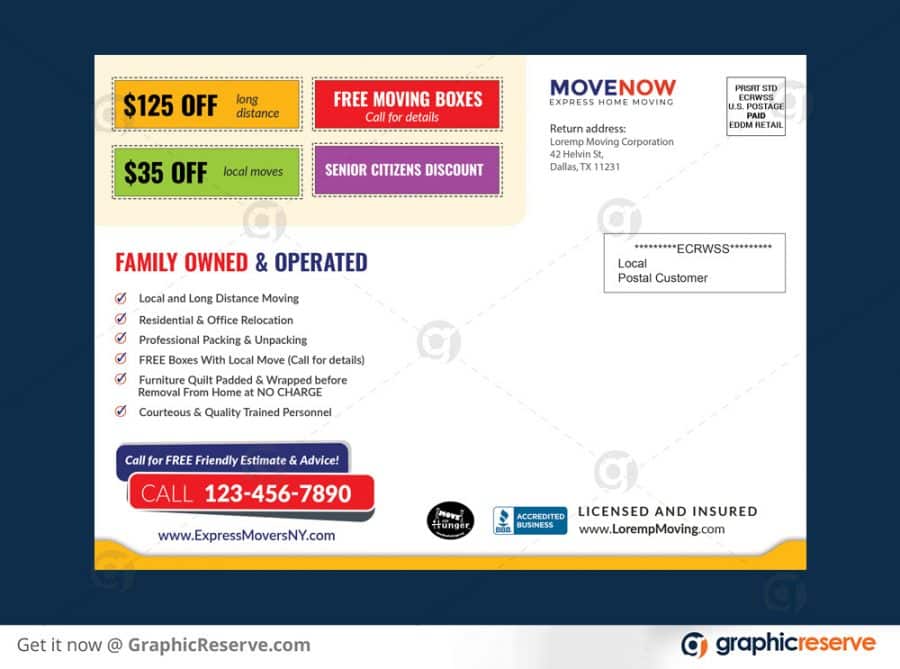 moving business eddm with coupon back side