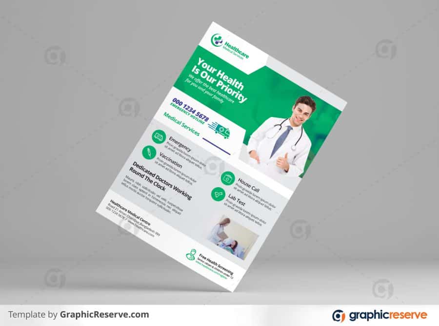 Medical Flyer Design Mockup2