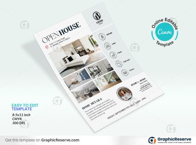 46201 Open House Flyer Design