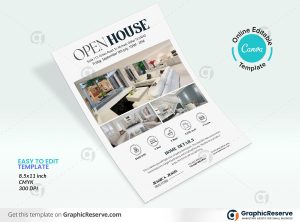 46207 Open House Real Estate Flyer Design