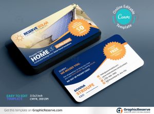 Solar Service Marketing Business Card