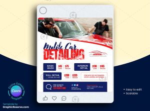 Car Detailing Social Media Banner