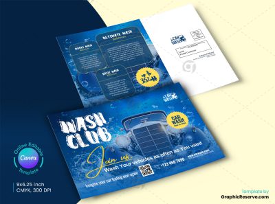 Car Wash EDDM Mailer 1v
