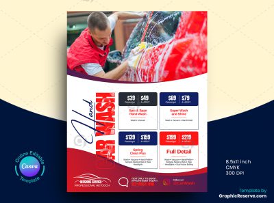 Car Wash Flyer Design