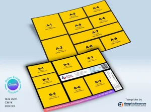 Co opp eddm postcard with advertise layout template