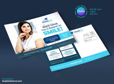 Dental EDDM Mailer Design Front