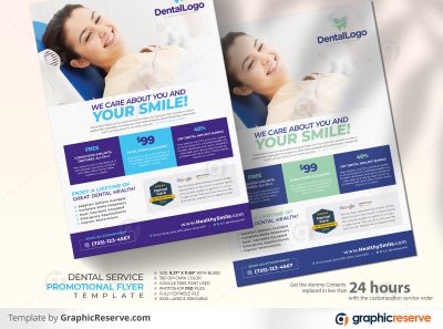 Dental Promotional Flyer template by didargds P1