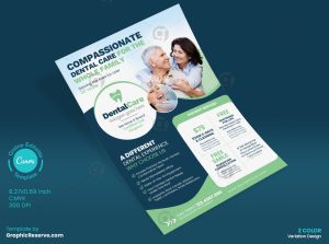 Dental Promotional Service Flyer Green