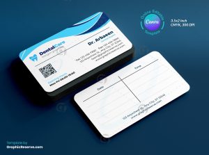 Dental Schedule Business Card