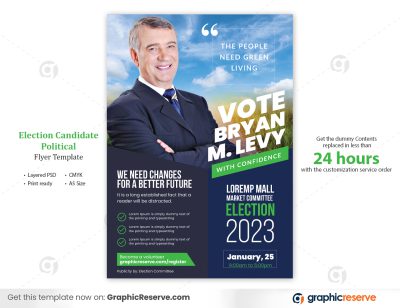 Election Candidate Political flyer