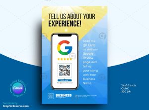 Google Review Poster Design