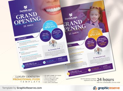 Grand Opening Flyer for Dental Business