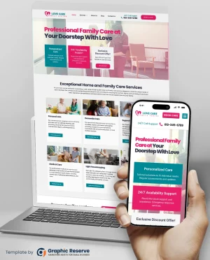 Home-care-website-design-template