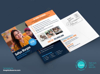 In Home Tutoring EDDM Mailer Design Front