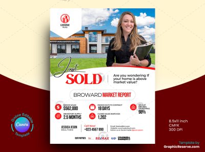Just Sold Real Estate Agents Flyer