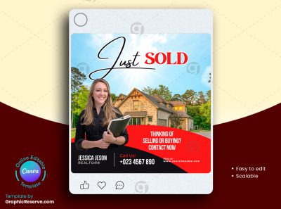Just Sold Real Estate Web Banner
