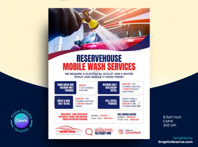Mobile Wash Service Flyer