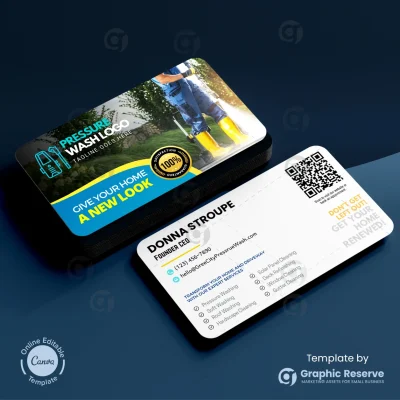 Pressure-Washing-Business-Card-Template