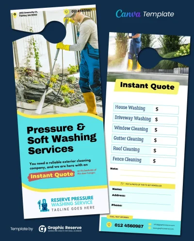 Pressure-Washing-Door-Hanger-(Instant-Quote)-Canva-Template