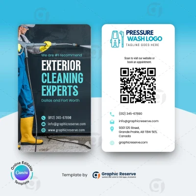 Pressure-Washing-QR-Code-Business-Card