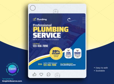 Professional Plumbing Social Media Post