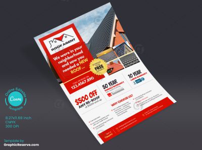 Re Roofing Flyer Design