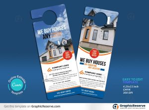 Real Estate Door Hanger